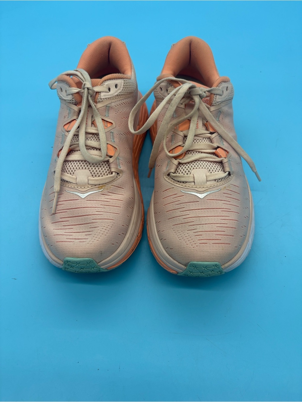 Hoka One One Gaviota 3 Women's
Running Shoes Peach Coral Size 9B